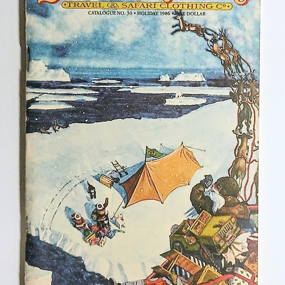 Vintage Banana Republic Holiday Catalog No 30 Travel Safari Clothing 1986 New